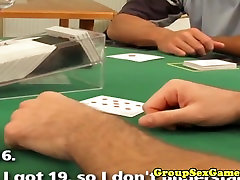 cand may amateur fourway during sexy card game