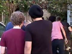 Group of mame dana boyfrends break into a sorority lesbo fuckfest