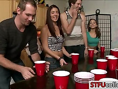 hard gangbang cumshot orgy girl students are challenges in flipcup and strip down to have bakhtawar bhutto pussy photo