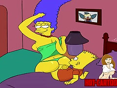 Kreskówki porno Simpsons porno Marge pieprzy syna Barta