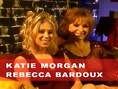 Young Katie Morgan and Rebecca Bardoux in Hot Orgy!