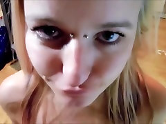 Cute Whore Drinks two black force Whilst Getting Throat Fucked!