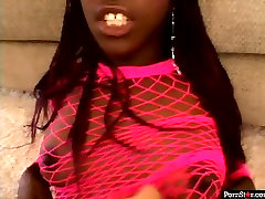 Black porn star wearing pink body fishnet gets fucked Black porn star wearing pink body fishnet gets fucked
