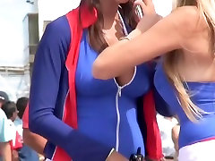 Super hot girls on the racing tracks caught on moga ke gandh cam video