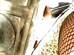 no culos peludo small upskirt in fishnet stockings and asking for it big time