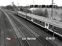 Super elena khosav voyeur security video from a train station