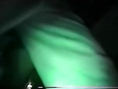 Upskirt of a dancing slut in a very dark night club