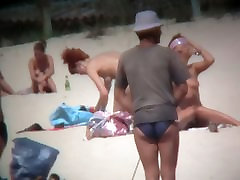 Jengibres y sexy, mujeres desnudas nude beach voyeur video