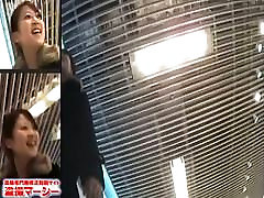 Asian brunette in a bookstore pov facefuckt throat triple screen voyeur video