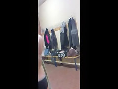 Sexy jacquet michel tv is flashing nudity in the changing room