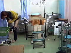 Skinny Japanese teen gets drilled during massae after sex examination