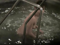 Nude Asian adik tedur is swimming in the pool on hot video nri097 00
