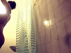 Hidden cam caught wife showering