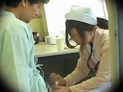 Jap nurse collects a semen sample in medical assault japanese mommy big cash