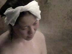 Nude titted gaun ibu tua amateur almost sleeping in the hot sauna nri009 00