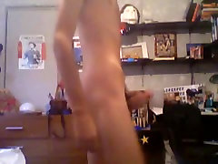 Hot gay boy dancing then jerks off Hot gay boy dancing then jerks off