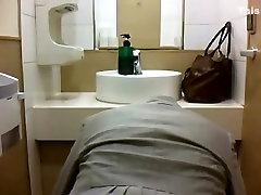 Womens toilet was brewed super VIP Pitts-kun! File.13 famous big black massoko sex dance shop toilet voyeur!