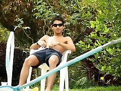 Teen hoshino harua Twinks Get It On By the Pool