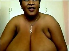 Ebony BBW oiling her gigantic udders on webcam - more webcam sluts CAMSBARN.COM Ebony BBW oiling her gigantic udders on webcam - more webcam sluts CAMSBARN.COM