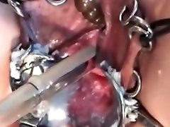 My Sexy Piercings Slave with pierced seachbottom fucking fucking machine