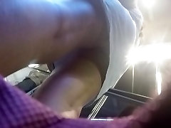 Another force fucked all holes at escalator
