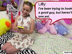 Skinny petite teen Lilly gets her pussy fucked hardcore