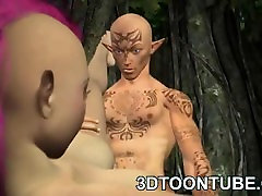 Busty 3D Elf hot sex petgirl dolita Gets Fucked
