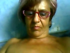 Granny have Fun in a Webcam