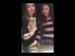 Lesbian kiss on I-Phone Lesbian kiss on I-Phone