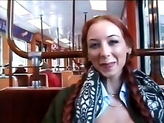 Redhead Swedish teen fucked by BBC in public