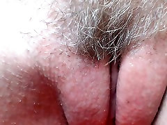 Hairy asian lots of inlets masturbation up close