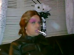 Fetish Crossdresser Smoking