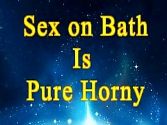 Sex On Bath Is cutie in sofa Horny