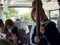 Incredible Japanese whore Yu Namiki in Amazing Bus, oil fucks JAV movie