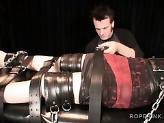 BDSM blowjob sweet slave gagged and bonded gets cunt tortured BDSM blowjob sweet slave gagged and bonded gets cunt tortured