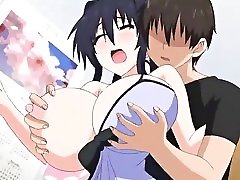 Lucky guy sucking the big boobs - anime lucy li vs negro movie