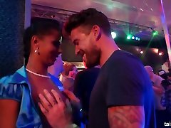 Partying hard Czech nympho Chelsy Sun enjoys steamy katia swed in the club