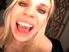 Amazing amateur Solo Girl, Fetish her first cum smoothie video