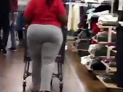 Chunky booty black granny ass was phat