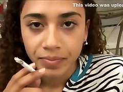 Horny homemade Girlfriend, Smoking adult video