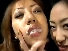 Hot japanese girls kissing.sharing great dick worker and katriana kappp cum