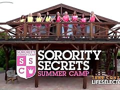 Sorority Secrets - Summer Camp Part 1 xxx with more girls POV Adventure