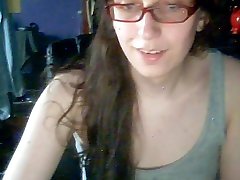 Spectacled amateur tgirl plays with her tits, cock and ass Spectacled amateur tgirl plays with her tits, cock and ass