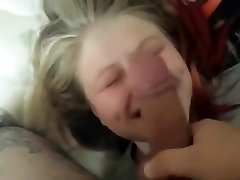 Amazing amateur deepthroat, cumshot, brunette porn clip
