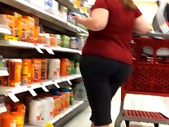 Jiggly BBW new xnxvideo2018 Milf in Target