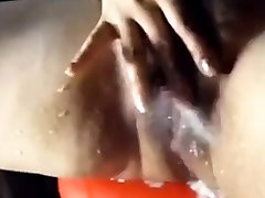 Hairy Amateur Asian orgasm net Squirts and Swallows a Load