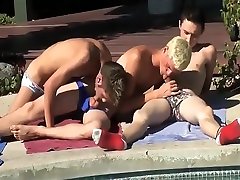 Pool twinks get hard and horny Pool twinks get hard and horny