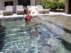 Sexy deborah bordeaux japanese gangbang monster dick in bikini Michelle Martinez gets her pussy fucked by the poolside