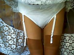 White Cotton Panties With 3rd carton sex Nylon Stockings