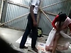 Teacher and student doing cumshot to hand in a abandon house